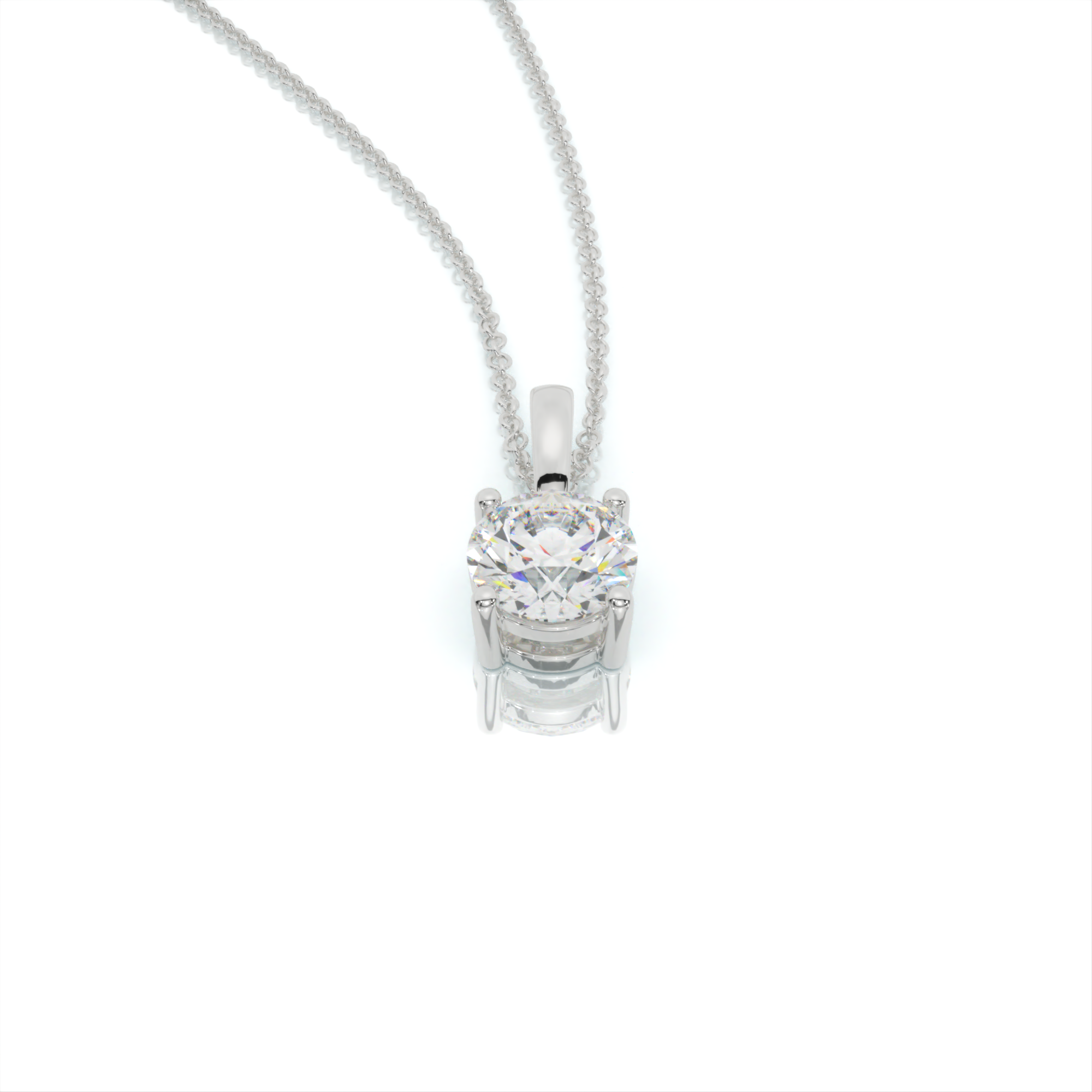 שרשרת יהלומים, זהב 14K, יהלום עגול, דגם: טליה – תמונה 8