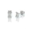 ⁦עגילי יהלומים, זהב 14K, יהלום אמרלד, דגם: לורן⁩ – תמונה ⁦5⁩
