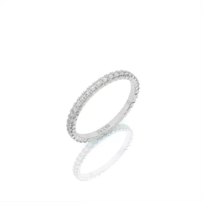 ⁦טבעת יהלומים,זהב 14K, יהלום עגול, דגם: עדן⁩ – תמונה ⁦4⁩