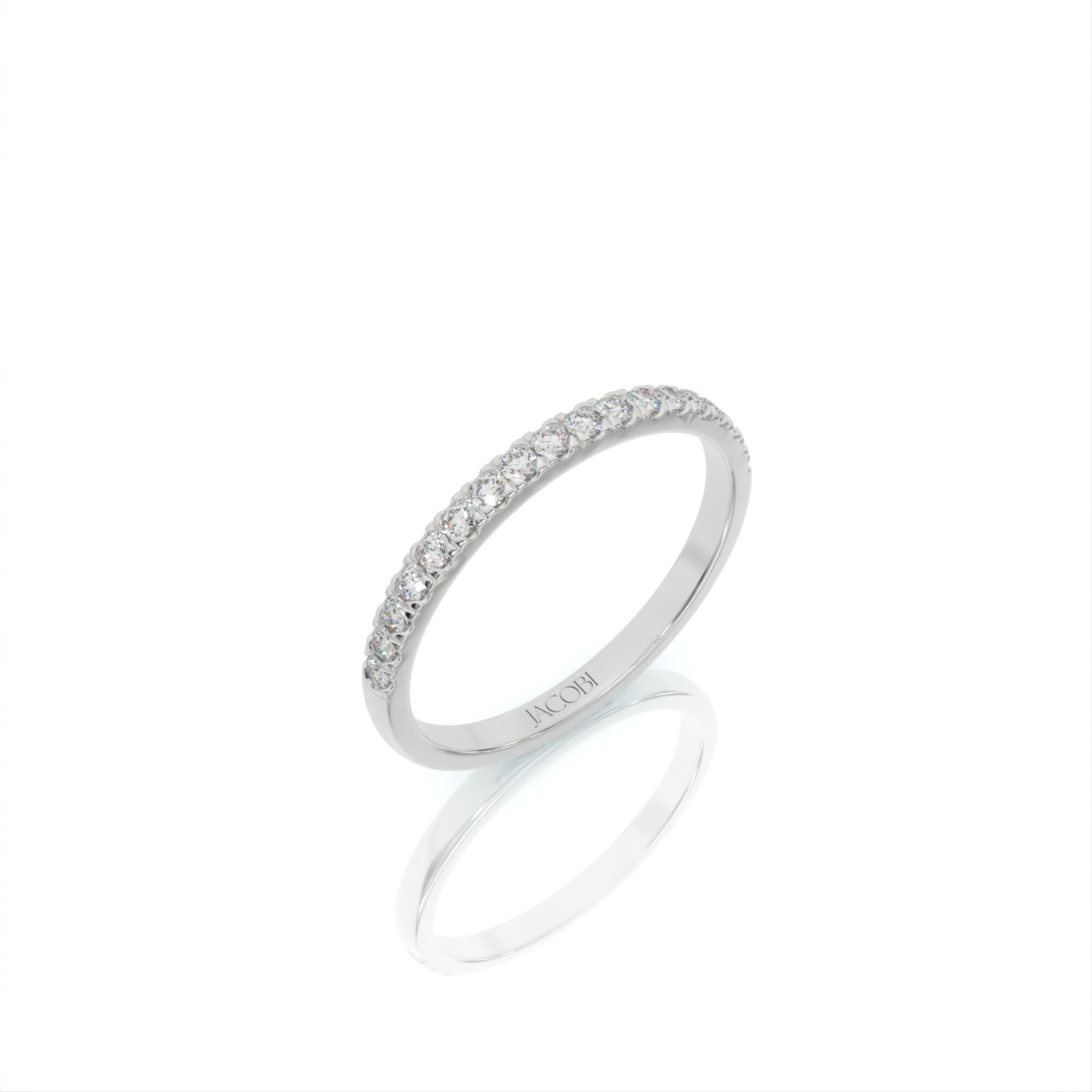 טבעת יהלומים, זהב 14K, יהלום עגול, דגם: ליאל – תמונה 4