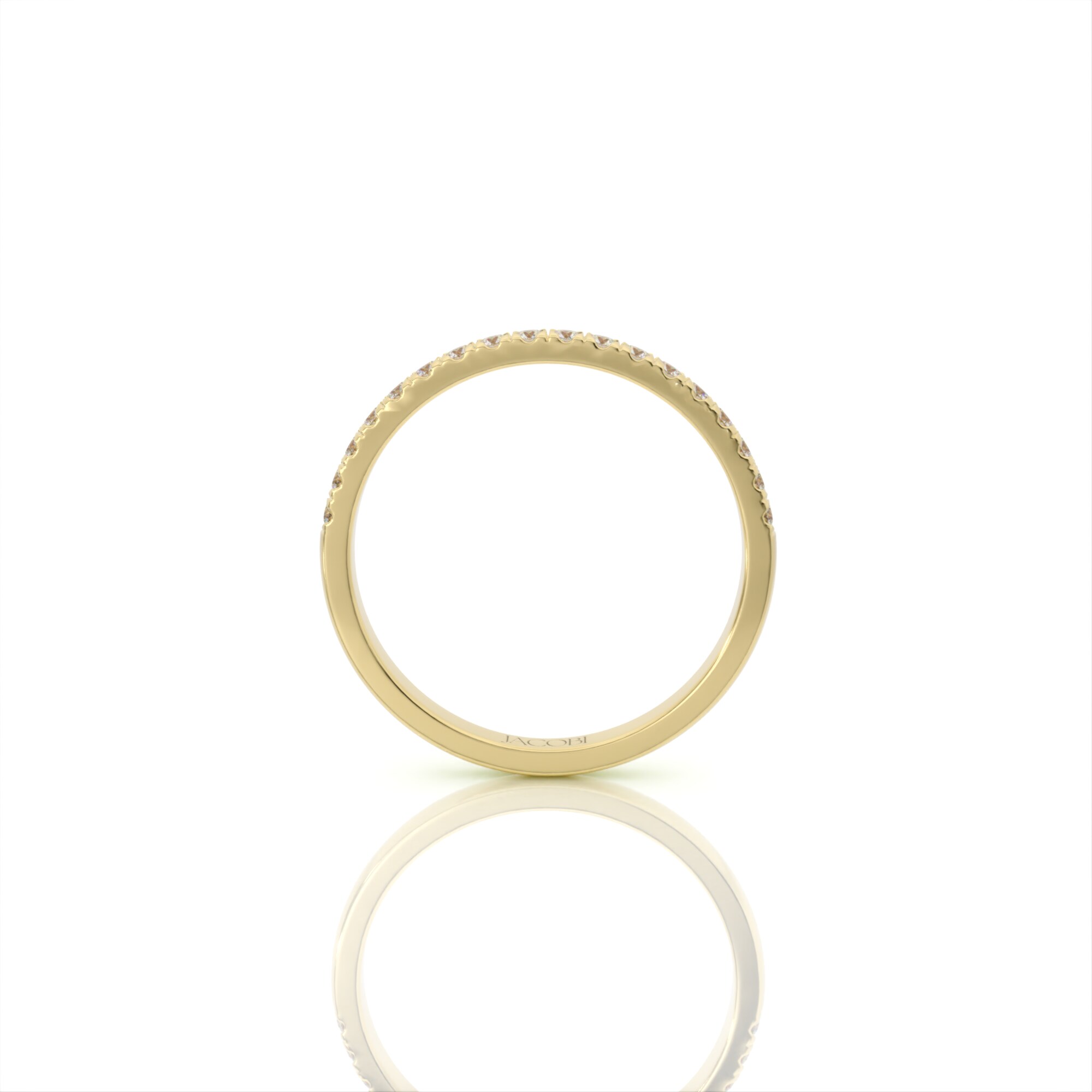 טבעת יהלומים, זהב 14K, יהלום עגול, דגם: ליאל – תמונה 5