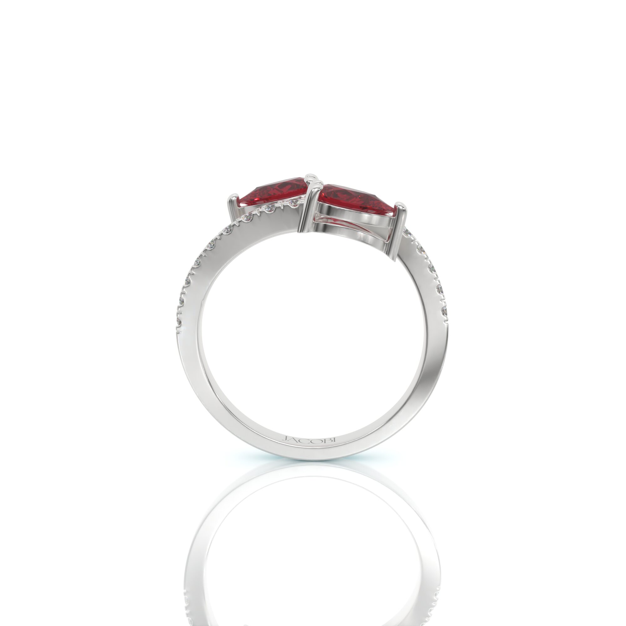 טבעת אבן חן רובי, זהב 14K, דגם: ליאן – תמונה 6