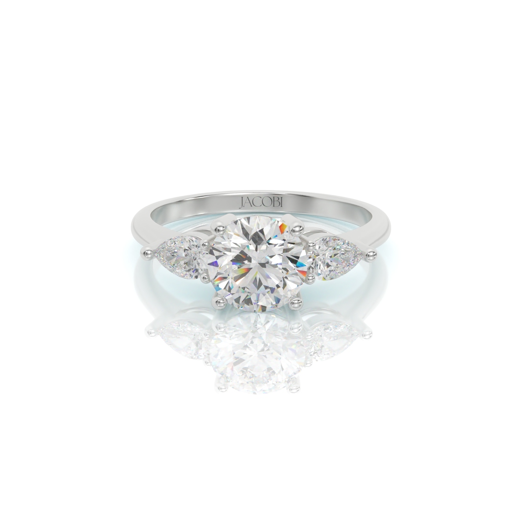 טבעת אירוסין, זהב 14K, דגם: מריה