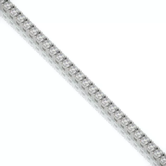 ⁦צמיד טניס 5 קראט, זהב 14K, דגם: דיאן⁩ – תמונה ⁦3⁩