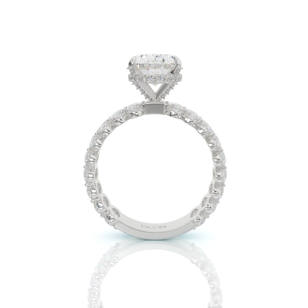 טבעת אירוסין, זהב 14K, דגם: לורן – תמונה 4