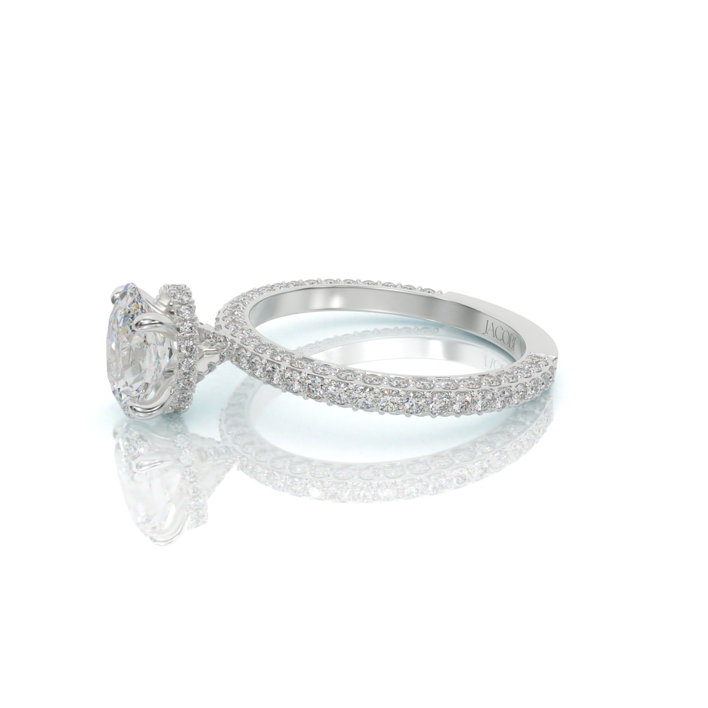 טבעת אירוסין, זהב 14K, דגם: תאיר – תמונה 8