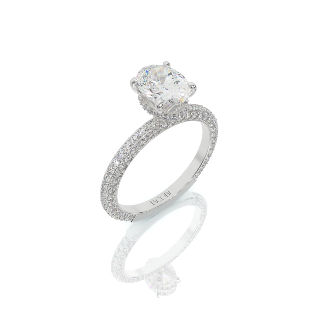 טבעת אירוסין, זהב 14K, דגם: תאיר – תמונה 4