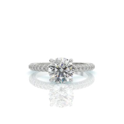 טבעת אירוסין, זהב 14K, דגם: אוראל