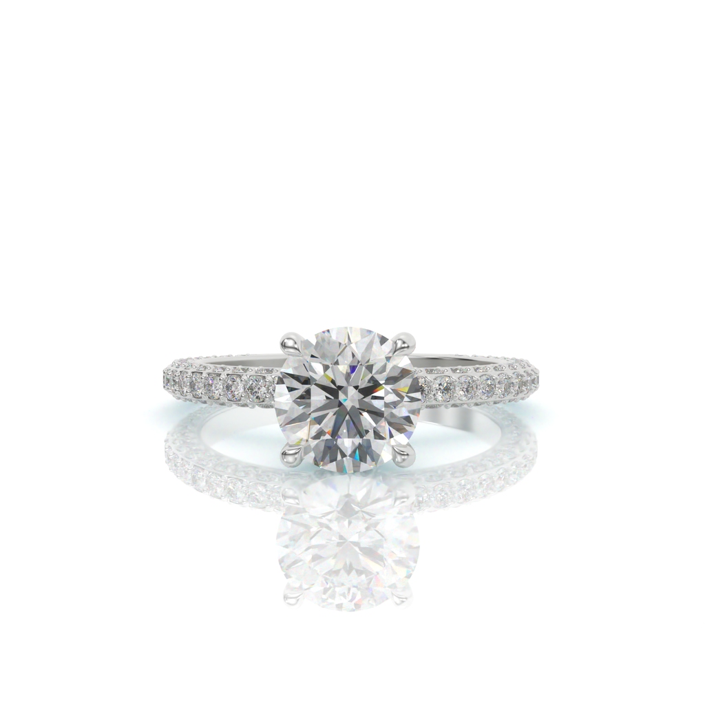 טבעת אירוסין, זהב 14K, דגם: אוראל