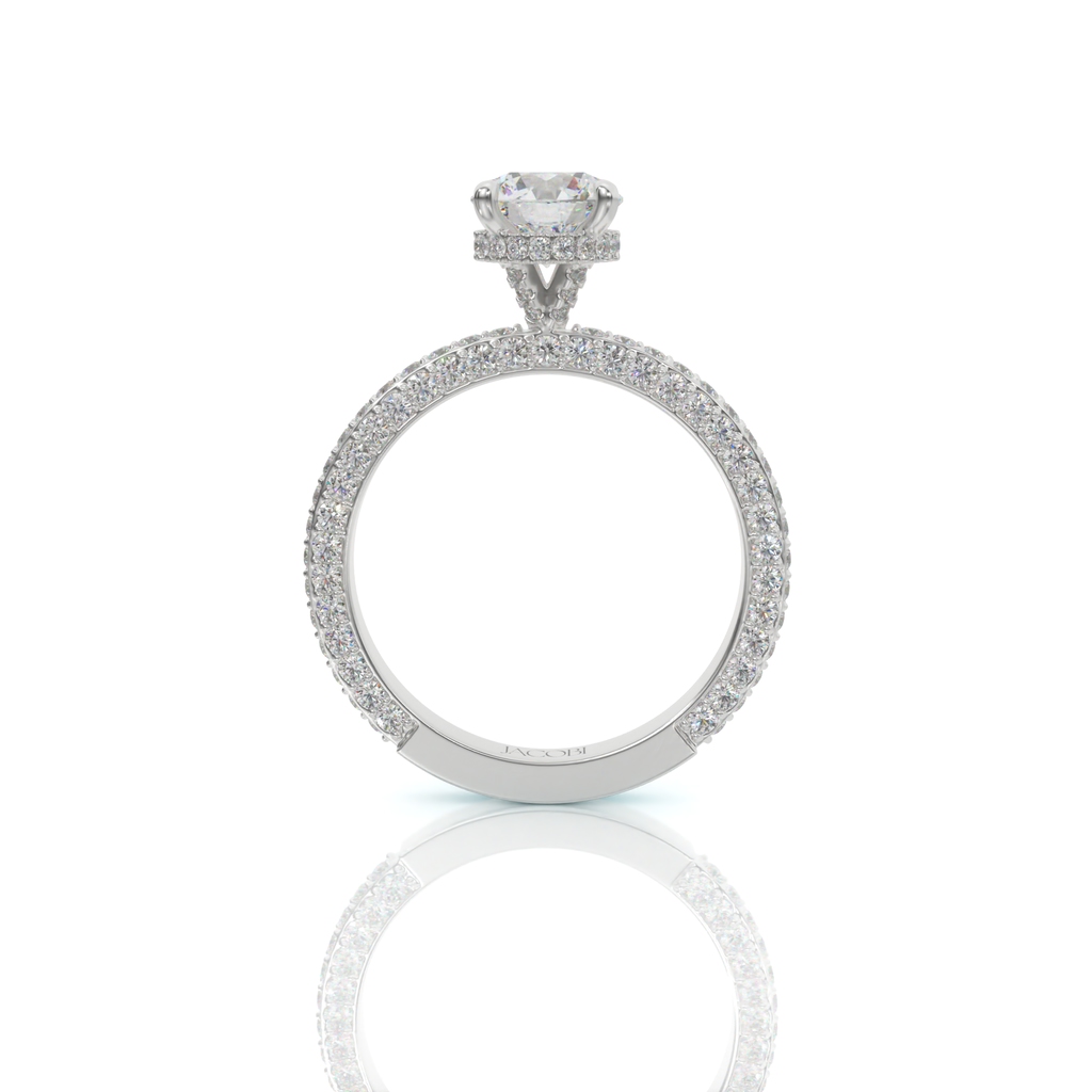 טבעת אירוסין, זהב 14K, דגם: אוראל – תמונה 3