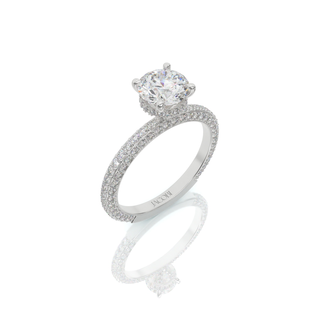 טבעת אירוסין, זהב 14K, דגם: אוראל – תמונה 7