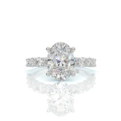 טבעת אירוסין, זהב 14K, דגם: מיכאלה